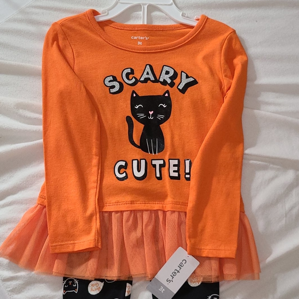 Girls Halloween 🎃 Fit 🧡 Size 3T